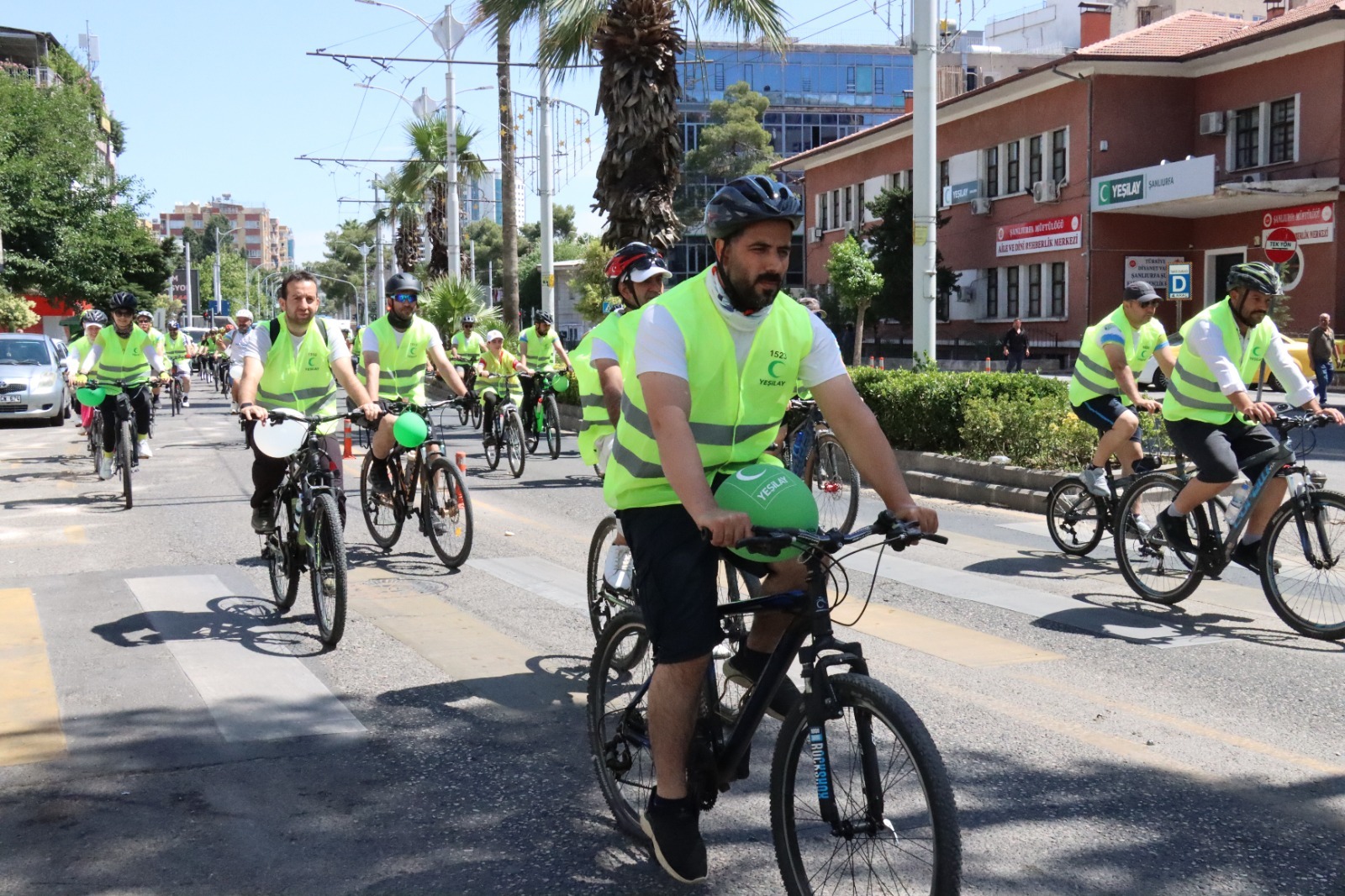 Şanlıurfa’da Sağlıklı Yaşam İçin Pedal Çevirdiler