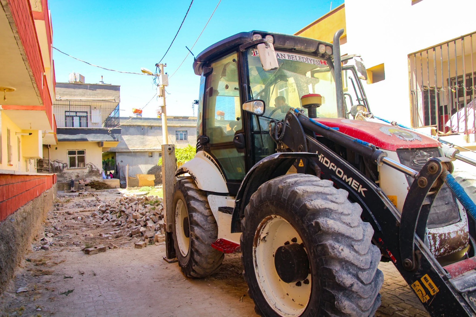 Harran'da Üst Yapı Çalışmaları Devam Ediyor