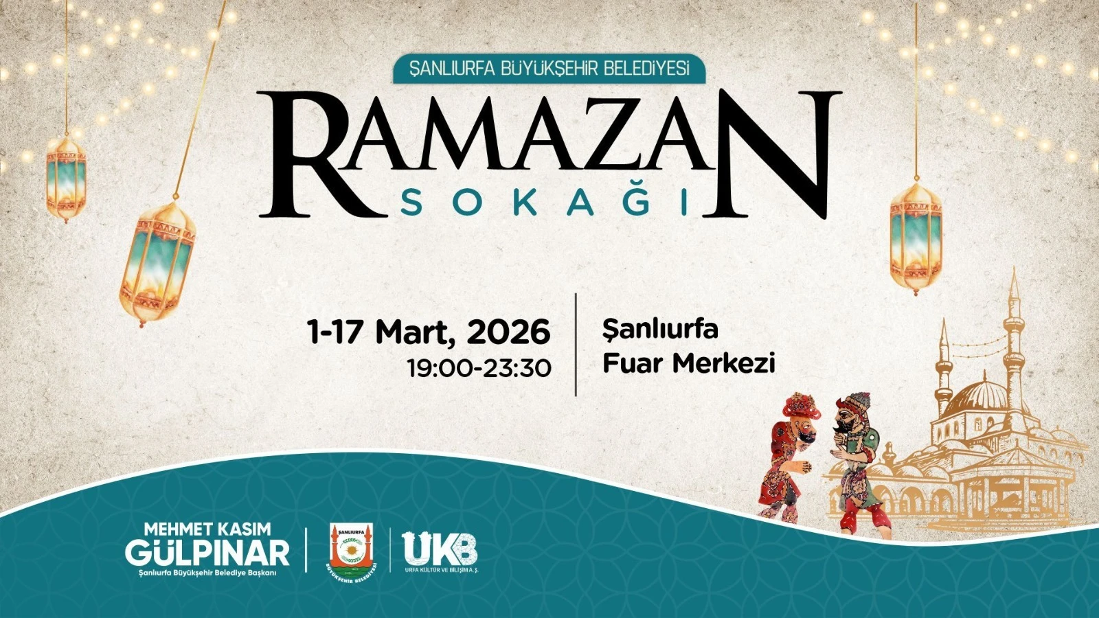 Şanlıurfa’da Ramazan Coşkusu Ramazan Sokağı’nda Yaşanacak!