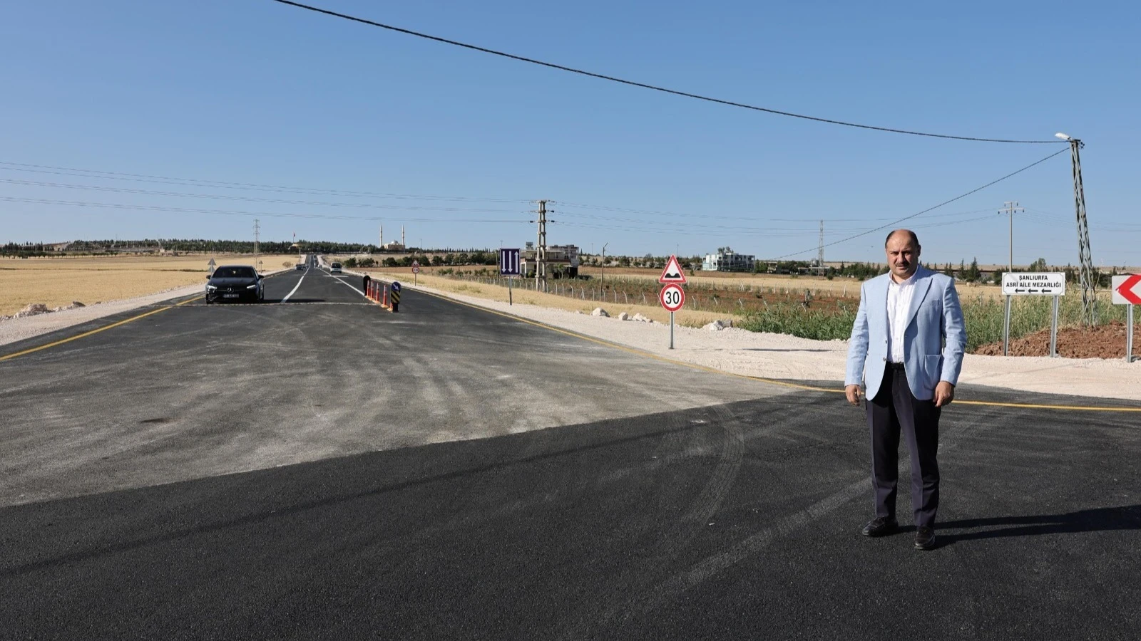 Başkan Gülpınar, yeni mezarlık yolunu inceledi