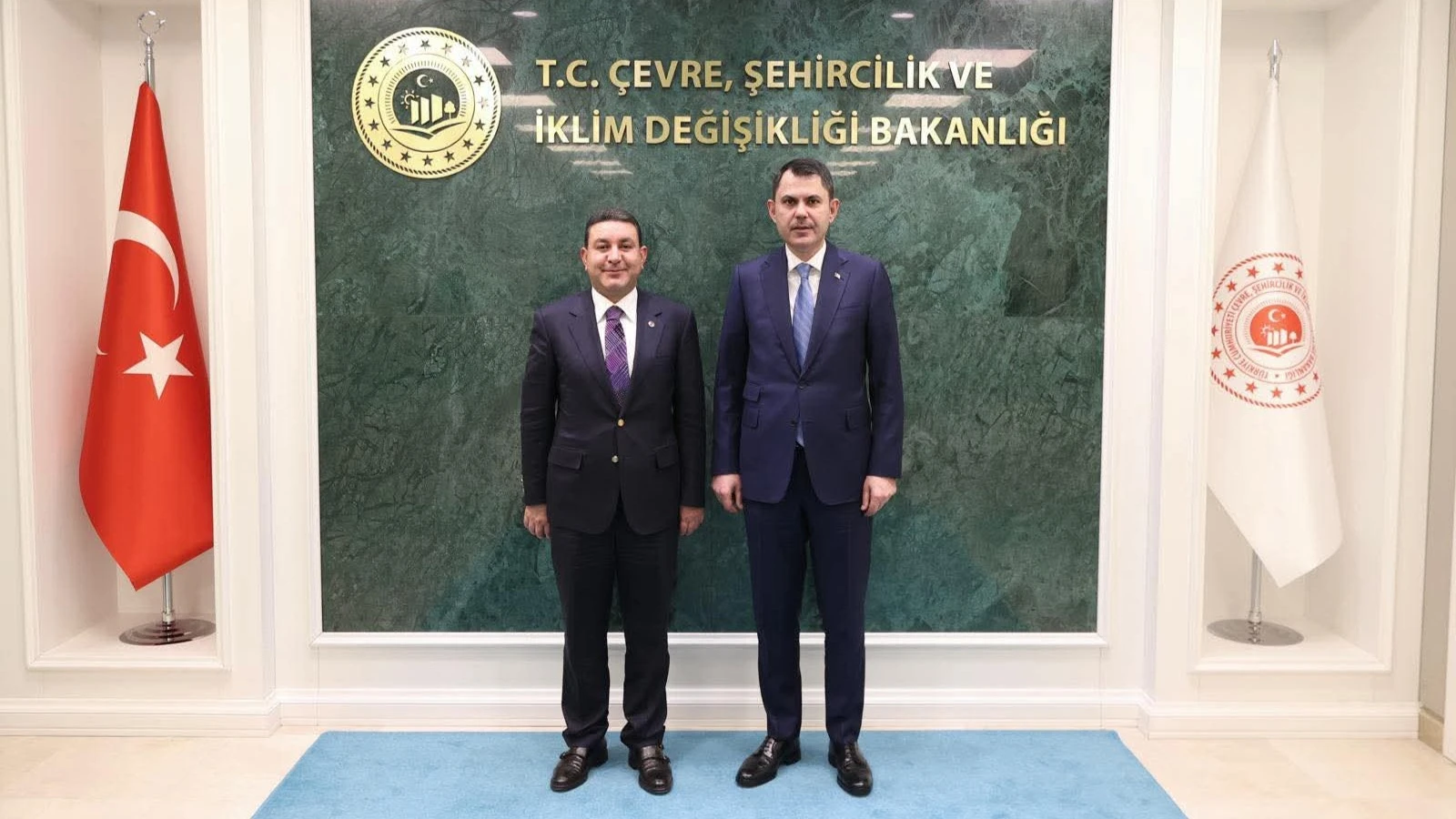 Başkan Özyavuz Bakan Kurum'u ziyaret etti müjdeleri verdi