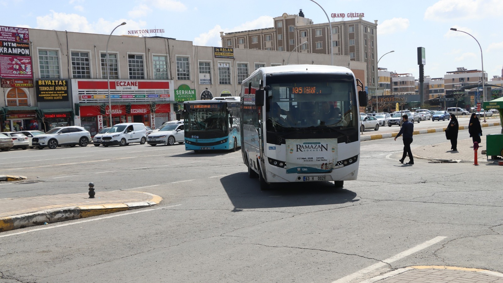 ŞANLIURFA’DA BAYRAM BOYUNCA TOPLU TAŞIMA ÜCRETSİZ