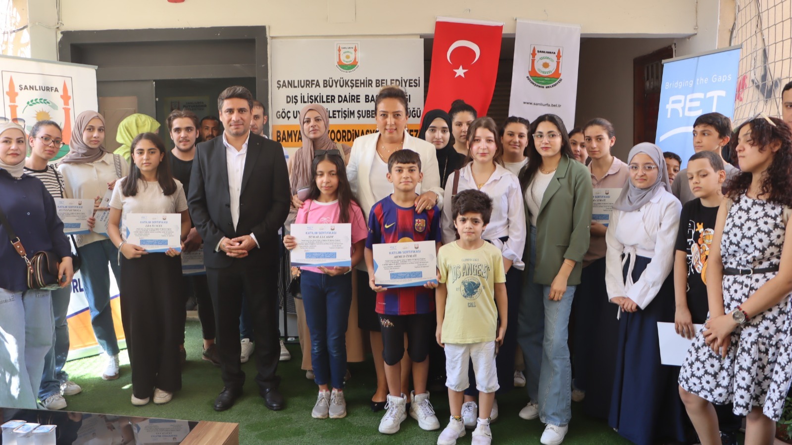 Urfa’da sosyal uyum ve hijyen eğitimleri başarıyla tamamlandı