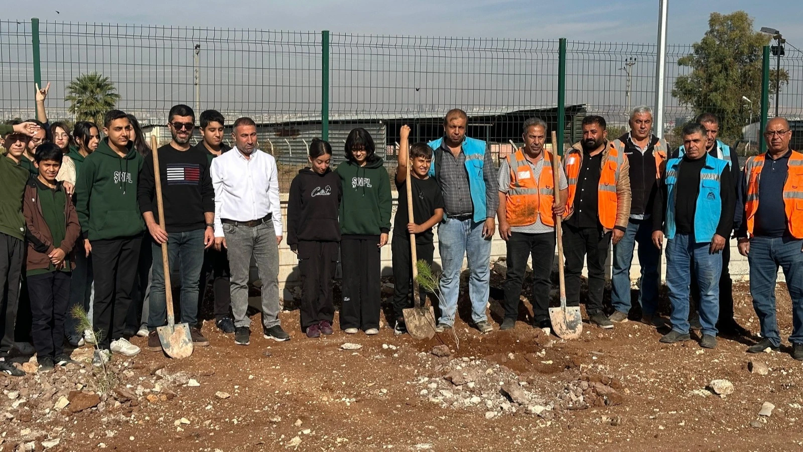 Eyyübiye'de okullarda ağaçlandırma seferberliği