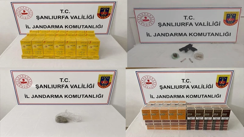 Şanlıurfa'da Jandarmadan Kaçakçılık Operasyonu