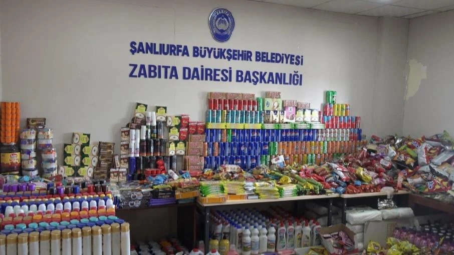 Şanlıurfa'da tarihi geçmiş ürünlere el konuldu
