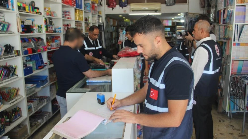 Şanlıurfa’da kırtasiyeler tek tek denetlendi