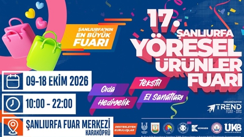 Bölgenin En Büyük Fuarı Şanlıurfa'da Kapılarını Açmaya Hazırlanıyor