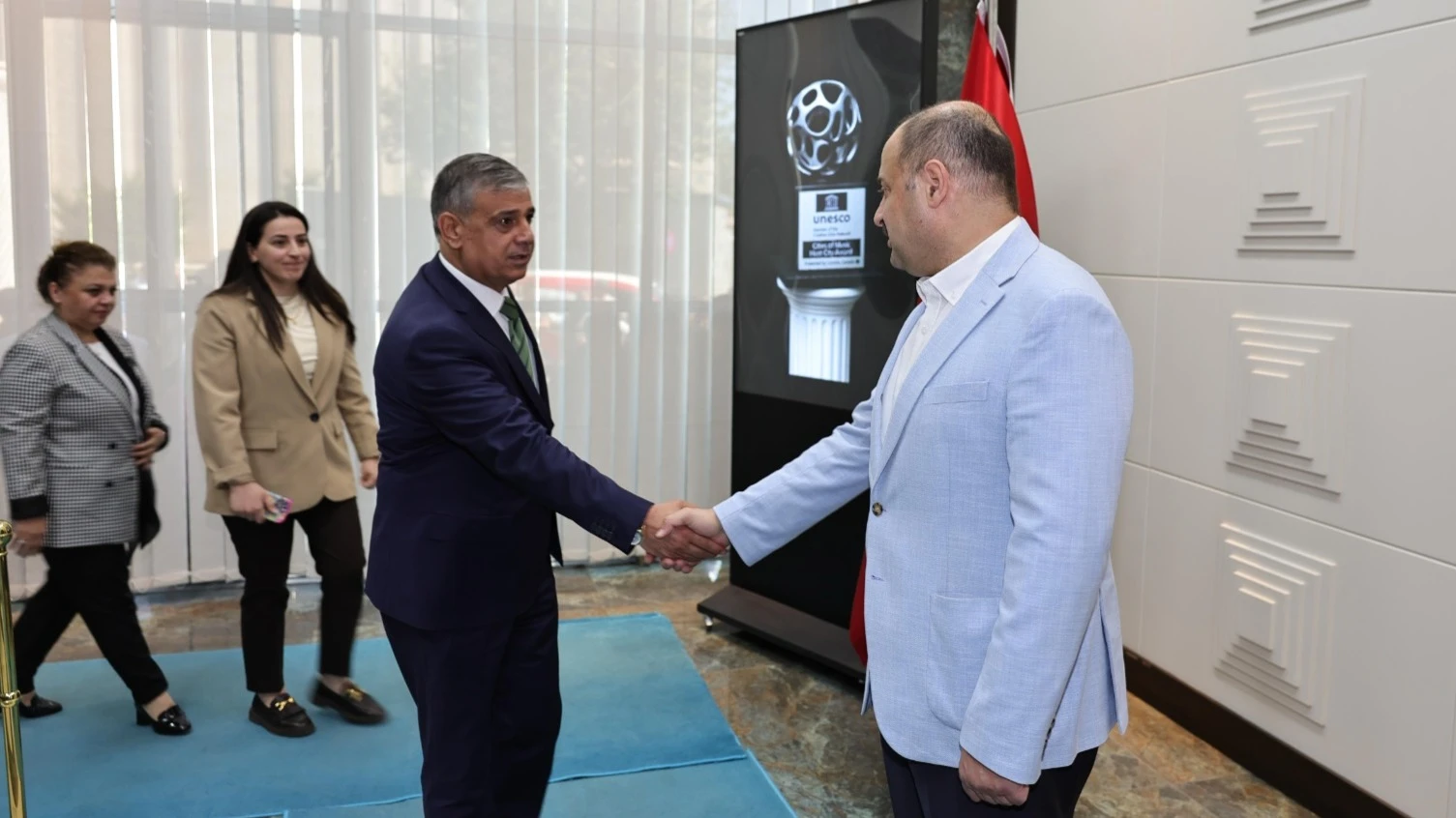 Başkan Gülpınar, personelleriyle bayramlaştı