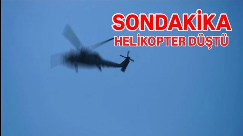 Giresun’da Yüksek Gerilim Çalışması Yapan Helikopter Düştü