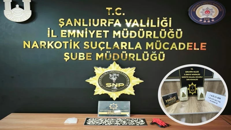 Şanlıurfa Emniyeti’nden uyuşturucu tacirlerine darbe