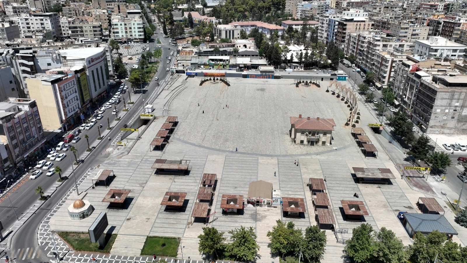 Topçu meydanına estetik dokunuş