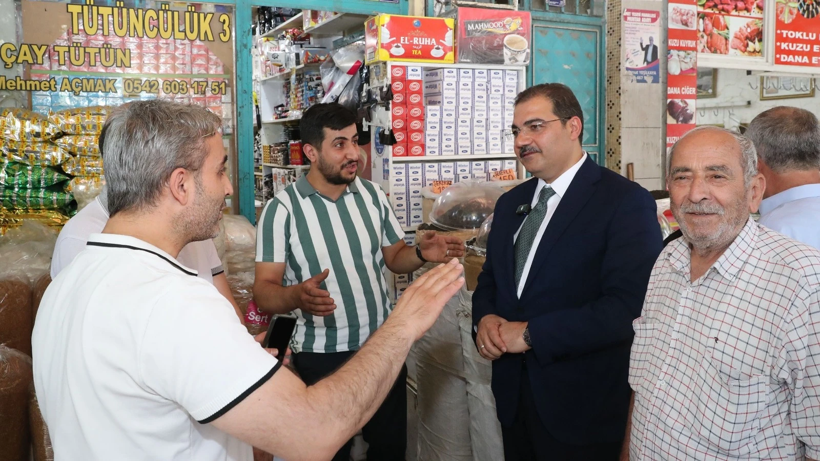 Başkan Canpolat esnaf ve vatandaşlarla buluştu