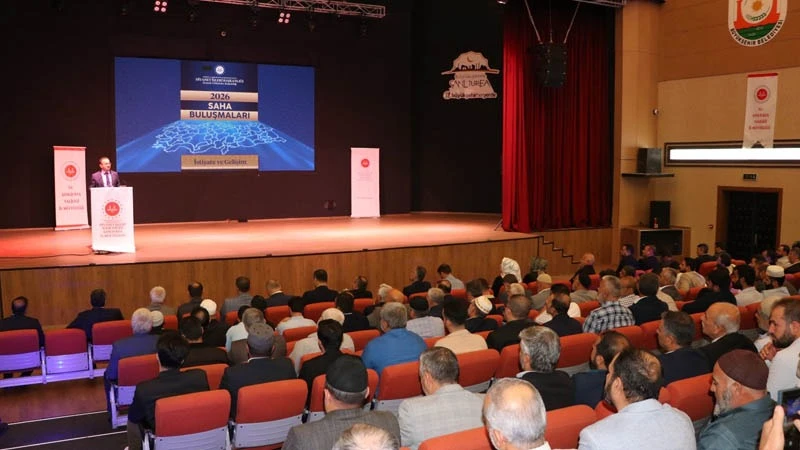 Diyanet’in üst düzey yöneticileri Şanlıurfa’da personelle buluştu