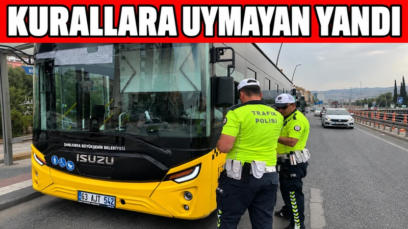 Şanlıurfa’da Toplu Taşımada Denetimler Sıklaştırıldı! Cezalar Kesildi