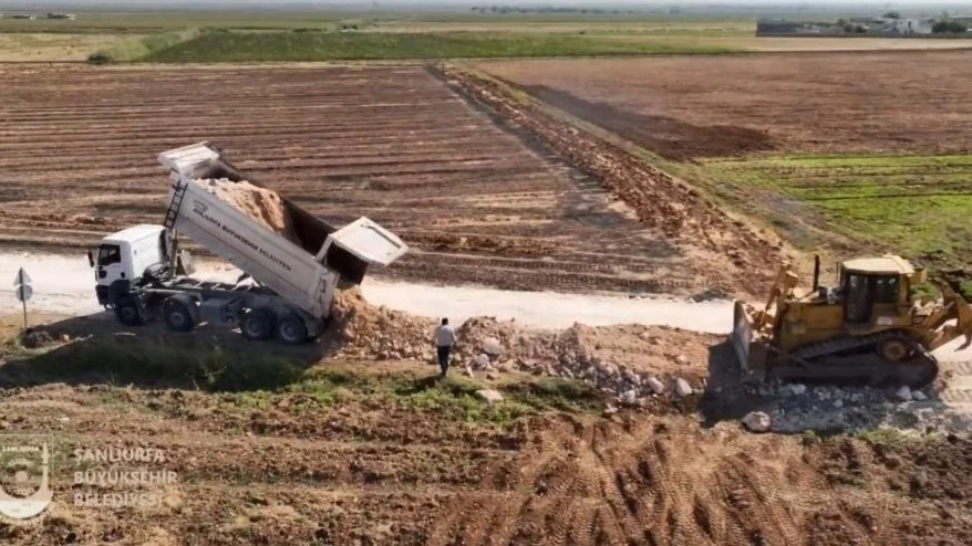 Şanlıurfa Büyükşehir'den Harran'a Yol Yatırımı