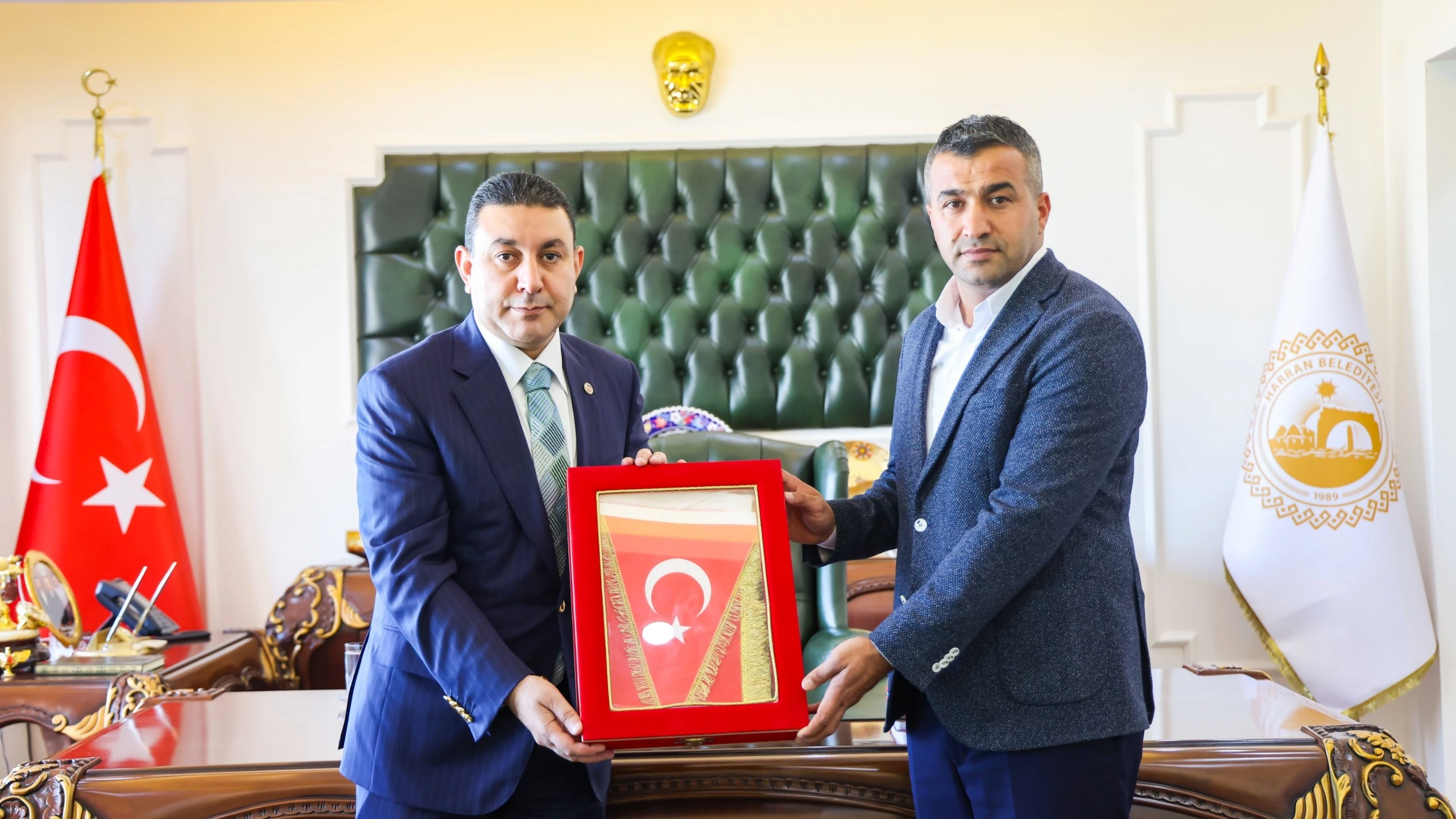 Şanlıurfaspor'un Yeni Yönetimi İlk Ziyaretlerini Başkan Özyavuz'a Yaptı