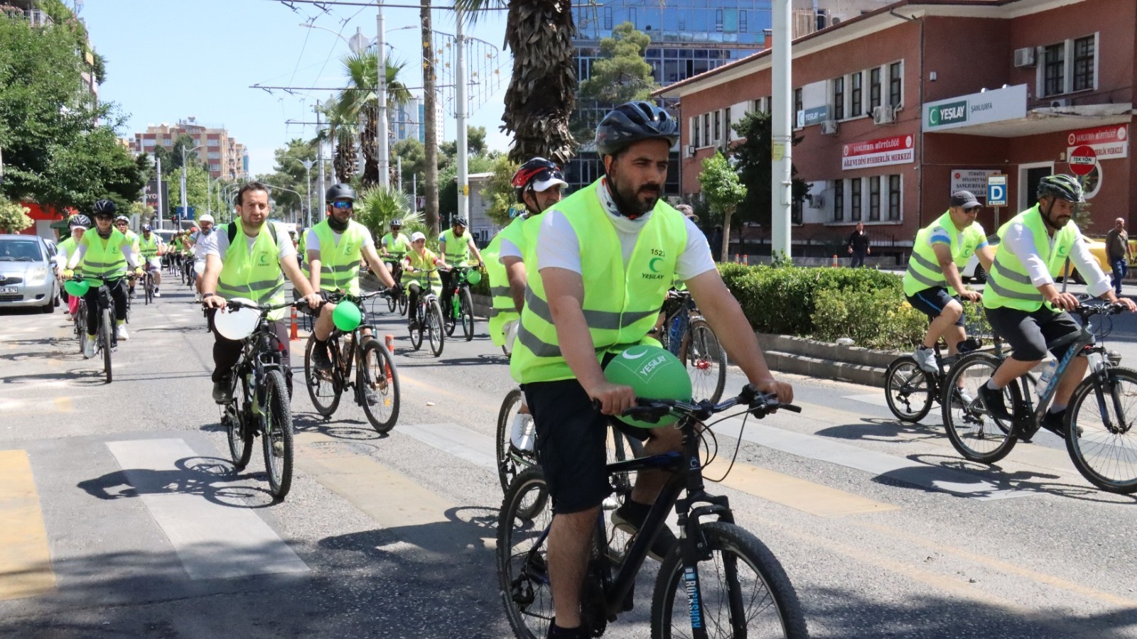 Şanlıurfa’da Sağlıklı Yaşam İçin Pedal Çevirdiler