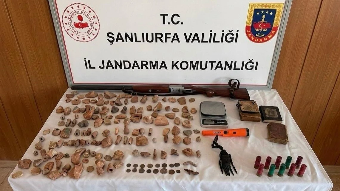 Şanlıurfa’da Kaçak Tarihi Eser Operasyonu