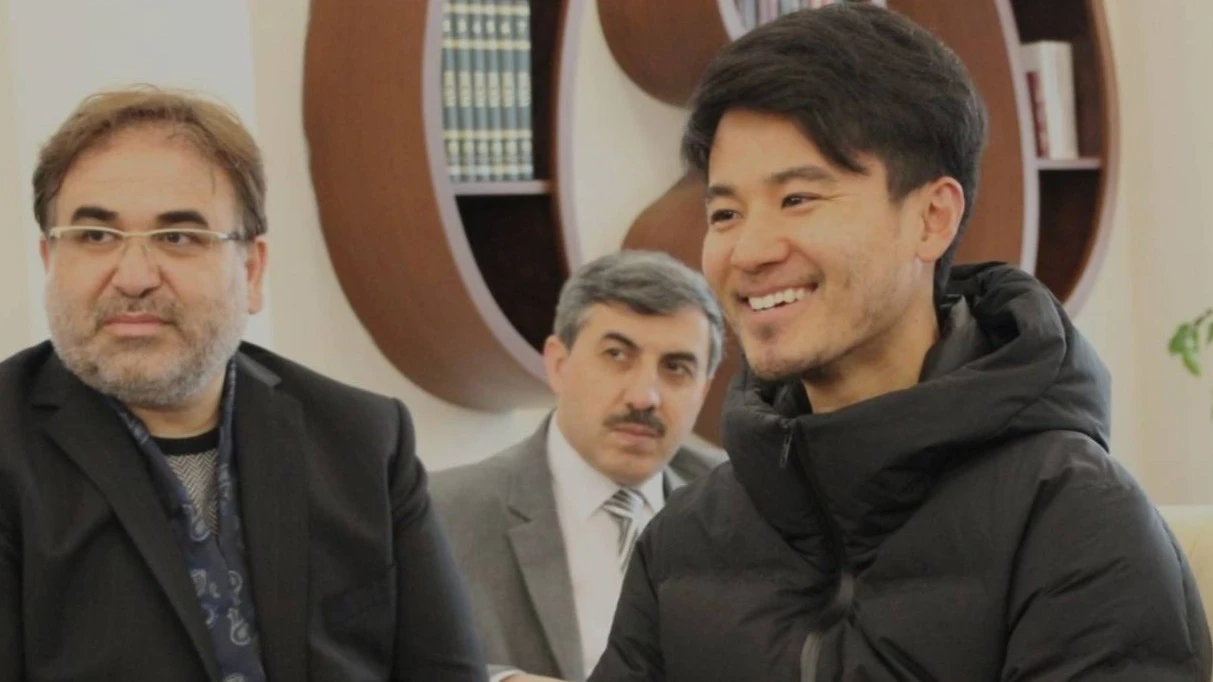 Japon gezgin Gaziantep’te Müslüman oldu