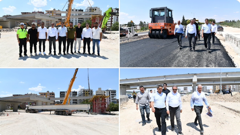 Şanlıurfa'da Yol ve Kavşak Projeleri Yakından Takip Ediliyor